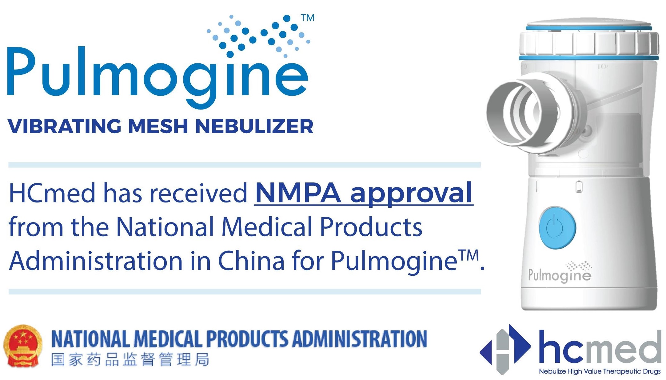 HCmed's Pulmogine Mesh Nebulizer receives NMPA Approval ...